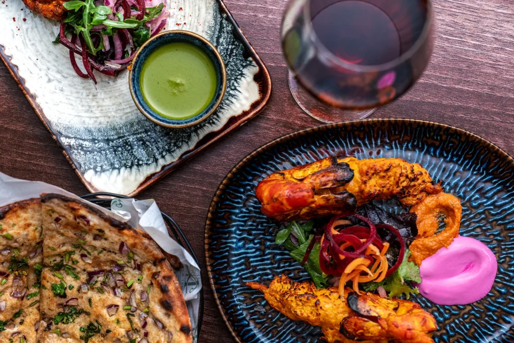 Delicious dishes at Club India