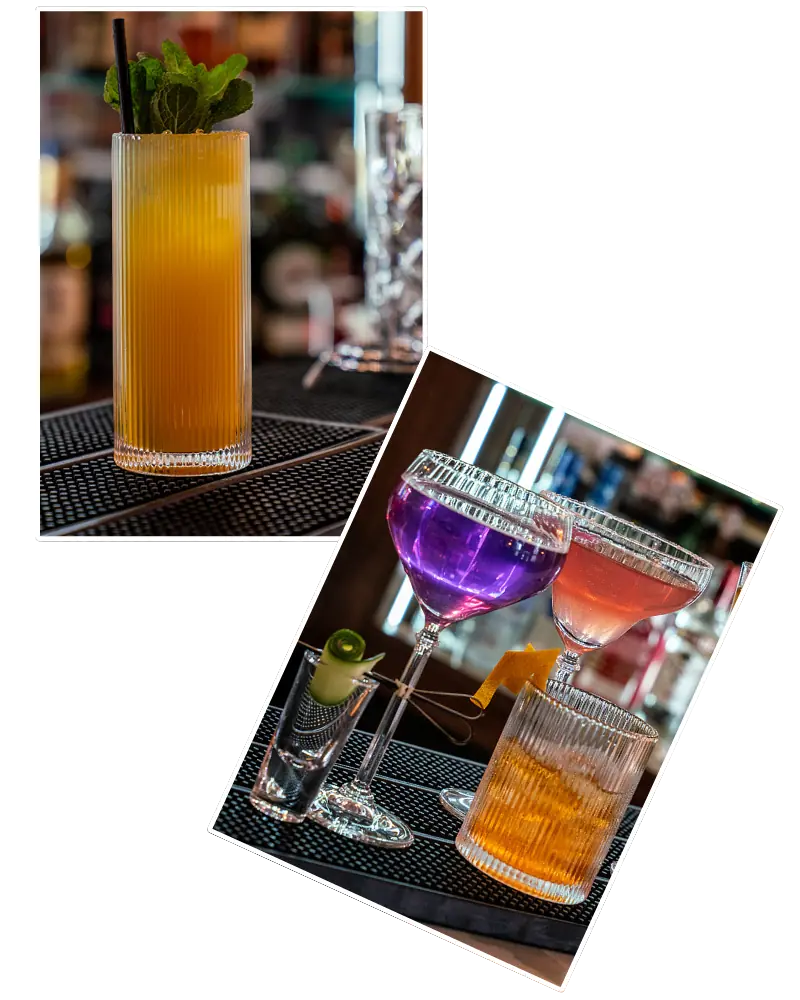 Various drinks at Club India